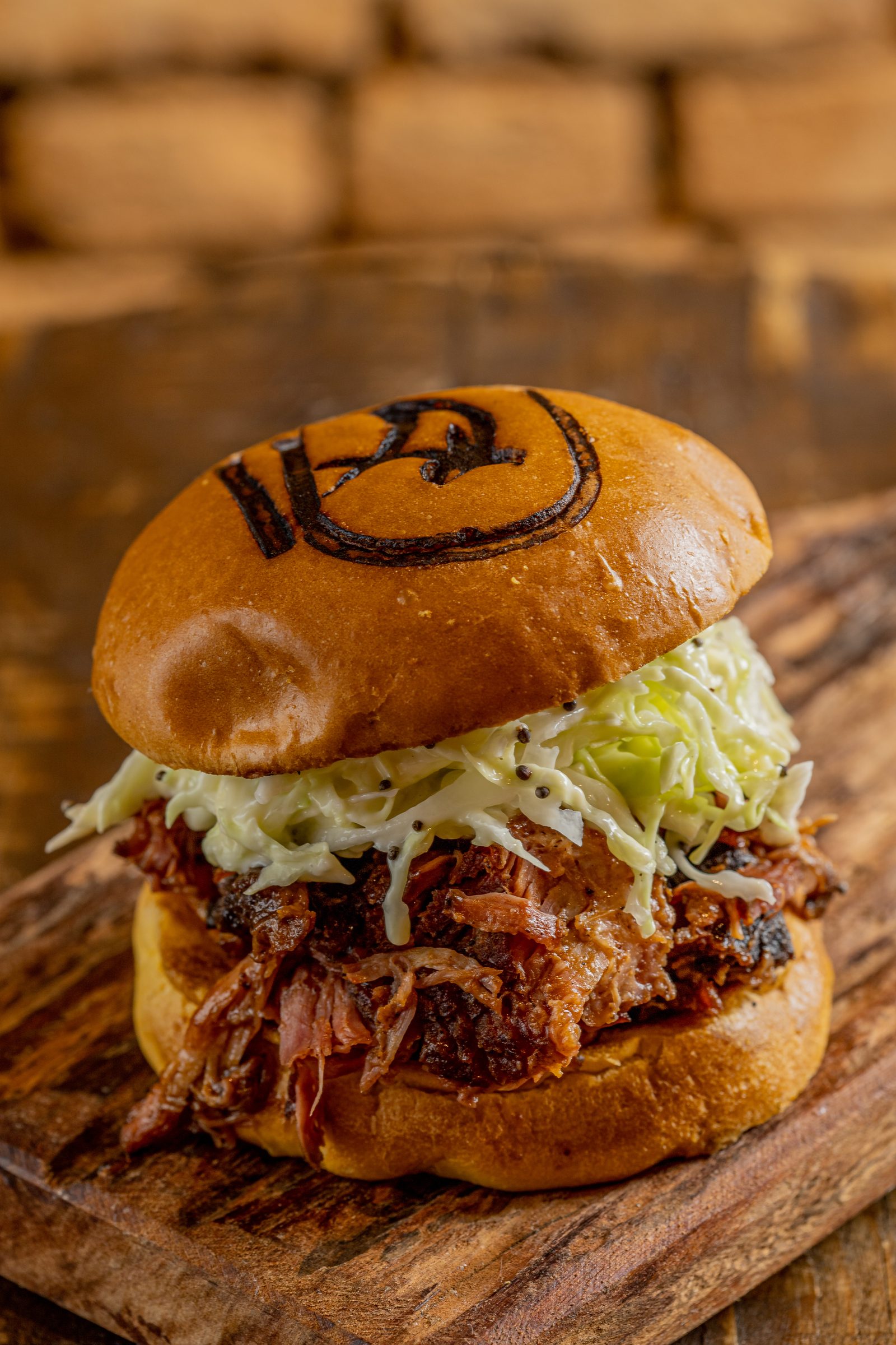Sanduíche de pulled pork do Toro Negro